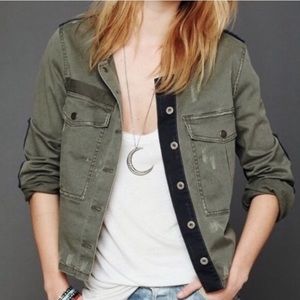 Free People Military Jacket Size Small